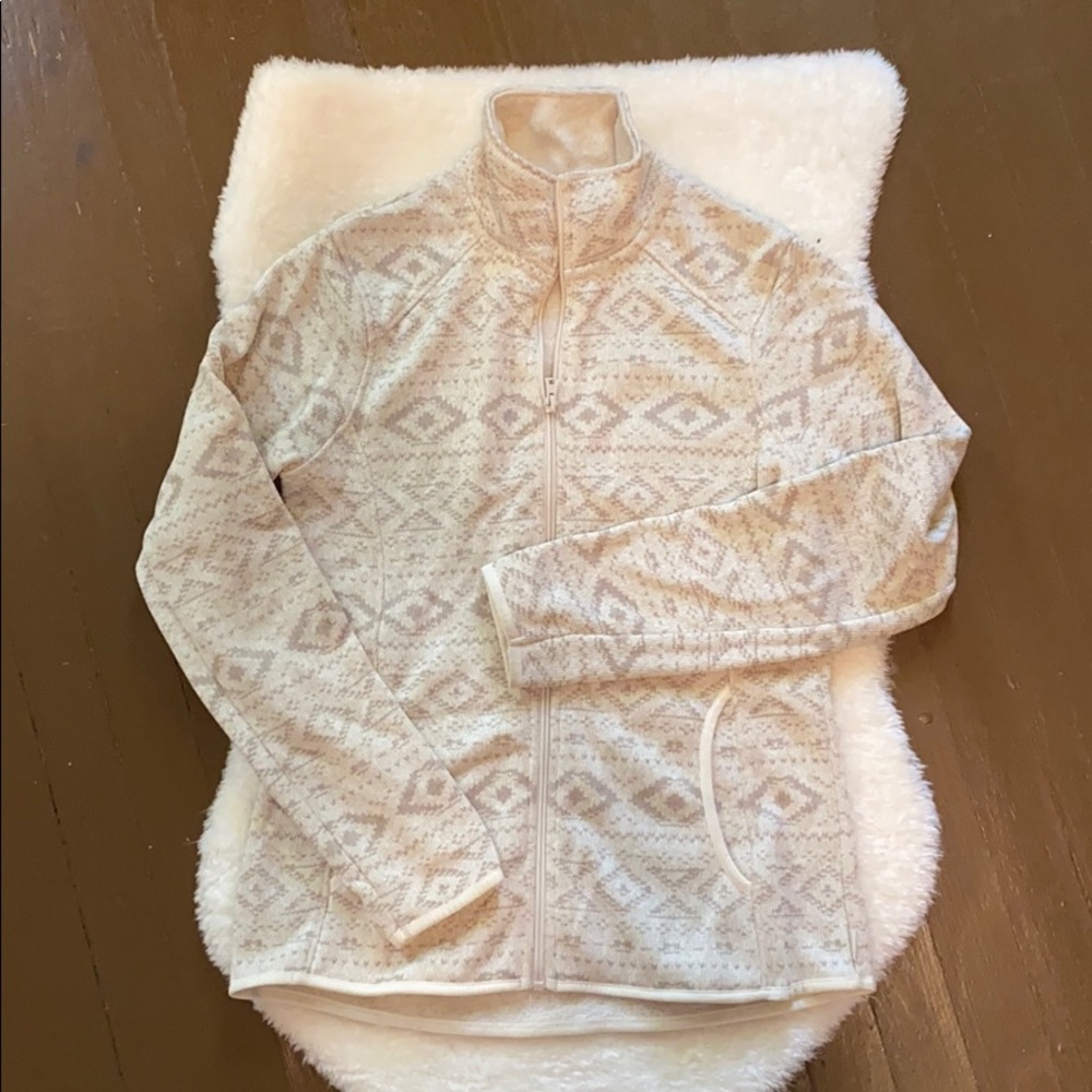 New Eddie Bauer Zip Up Sweater Jacket